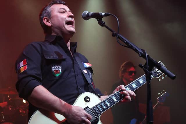 Manic Street Preachers frontman James Dean Bradfield on stage  (Photo by Tim P Whitby/Getty Images)