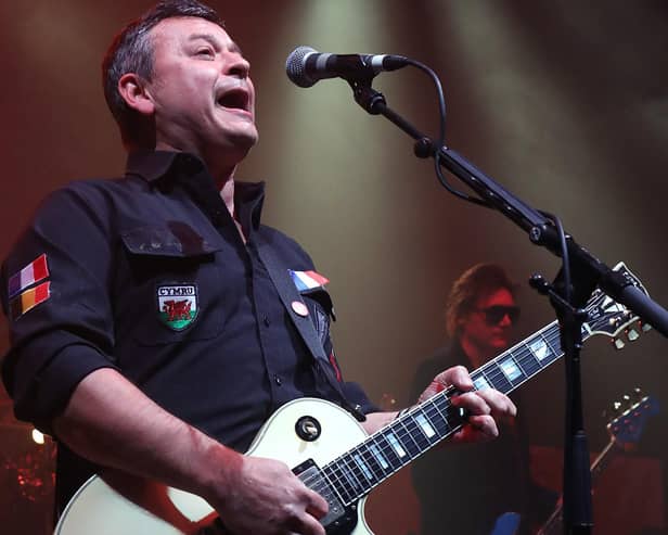Manic Street Preachers frontman James Dean Bradfield on stage  (Photo by Tim P Whitby/Getty Images)