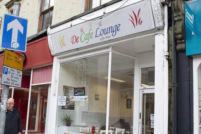 De Cafe Lounge, High Street, Hawick. Photo: Bill McBurnie.