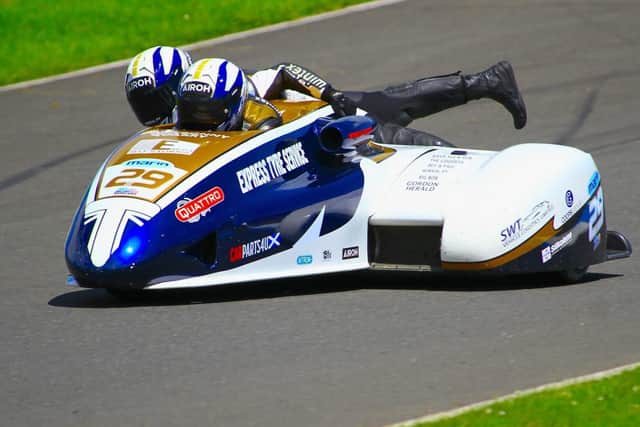 Steve Kershaw and Rhys Gibbons in action at Knockhill in Fife at the weekend (Photo: Kershaw Racing)