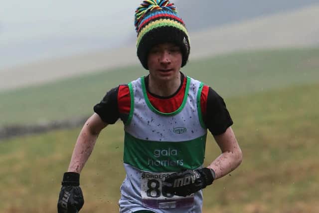 Gala Harriers under-15 Archie Dalgliesh finished fourth in 10:46 in Sunday's Borders Cross-Country Series junior race at Galashiels