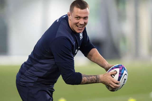 Glen Young during a Scotland training session in Edinburgh ahead of Saturday's win against Argentina (Pic: Mark Scates/SNS Group/SRU)