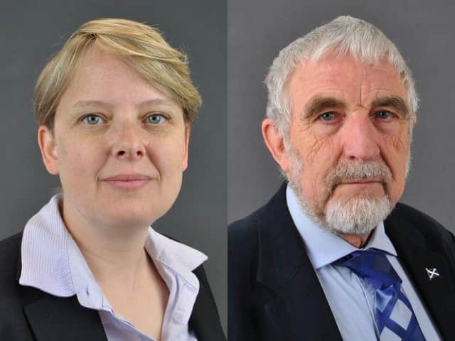 Councillors Shona Haslam and Stuart Bell.