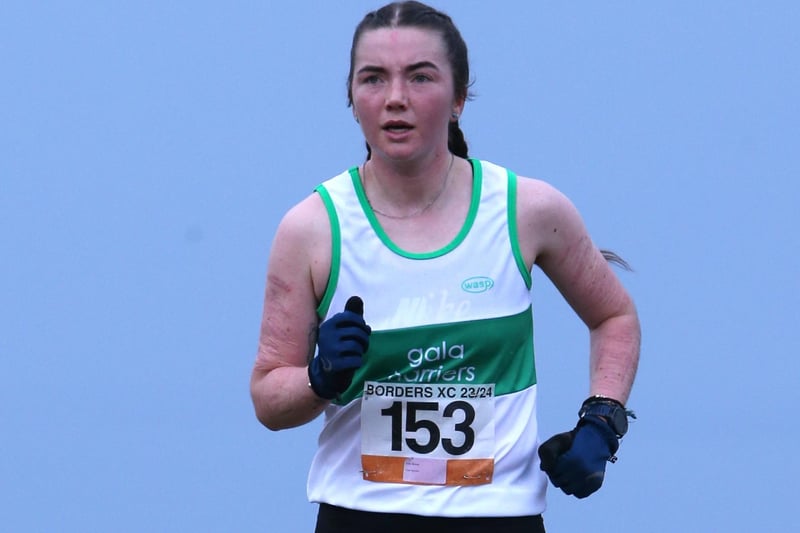 Gala Harrier Katie Rourke was 51st in 36:32 in Sunday's Borders Cross-Country Series senior race at Dunbar