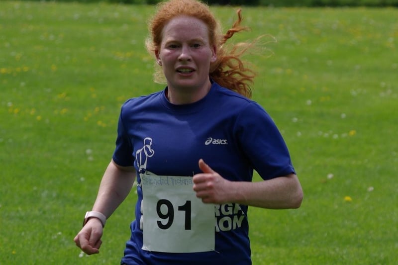 Lauderdale Limper Victoria Stirling finished 29th in this year's St Boswells Wobbly Trail Race in 1:16:49