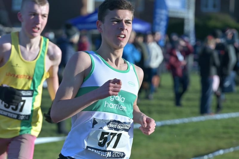 Gala Harriers under-20 Zico Field clocked 20:57, placing 45th, at Saturday's Scottish inter-district cross-country championships at Renfrew