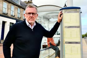 MP David Mundell on the 101 bus route