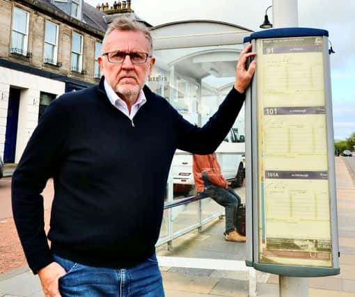 MP David Mundell on the 101 bus route