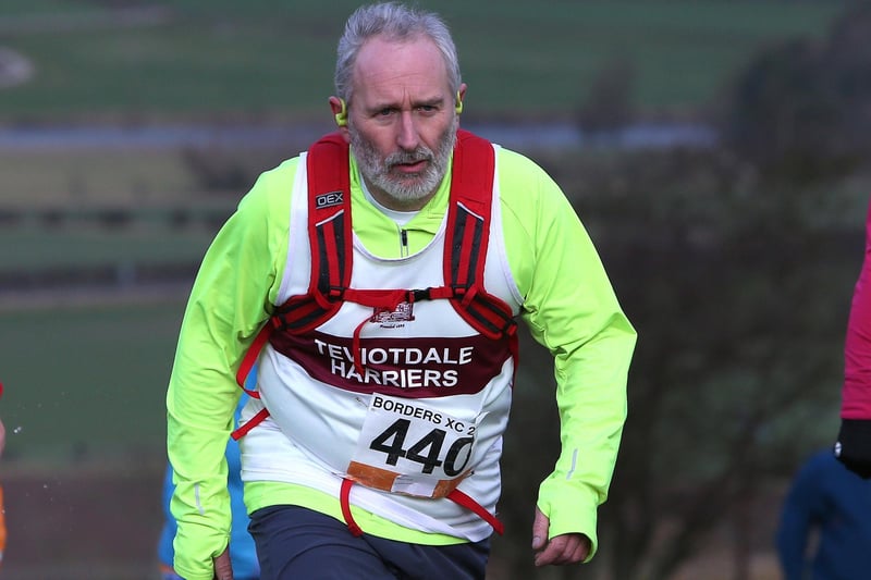 Teviotdale Harriers over-40 William Caswell clocked 46:54, placing 185th at Denholm's Borders Cross-Country Series meeting on Sunday