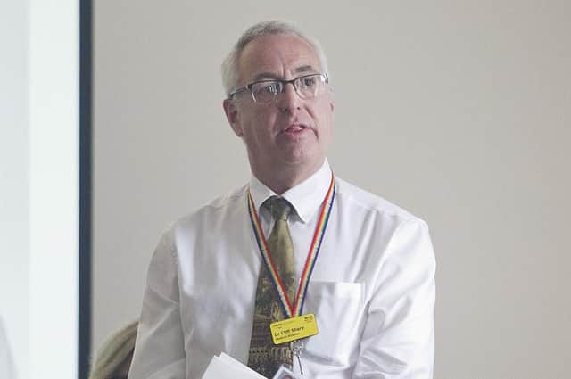 Doctor Cliff Sharp, medical director at NHS Borders