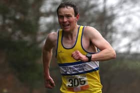 Lauderdale Limper Marc Wilkinson won Sunday's Borders Cross-Country Series senior race at Galashiels in 22:09