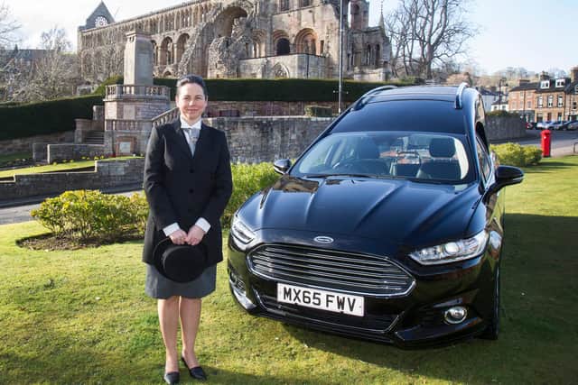 Zoe Turnbull, who has opened her new funeral directors in Jedburgh. Photo: Bill McBurnie.