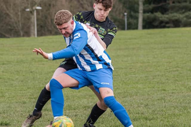 Hawick Legion beating Earlston Rhymers 6-0 in the Border Amateur Football Association's B division on Saturday (Pic: Jack Gillingham)