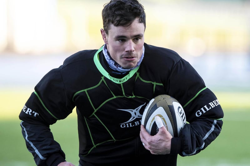 Lee Jones during a Glasgow Warriors training session at the city's Scotstoun Stadium in December 2019 (Photo: Gary Hutchison/SNS Group/SRU)