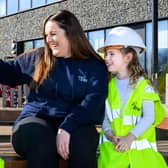 Adele Reid, GoFibre Stores Administrator and Coldstream local visits Broomlands Primary School ELC to donate the new kit.
