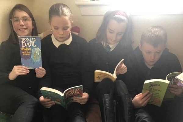 The Amazon team visited pupils to encourage fun reading