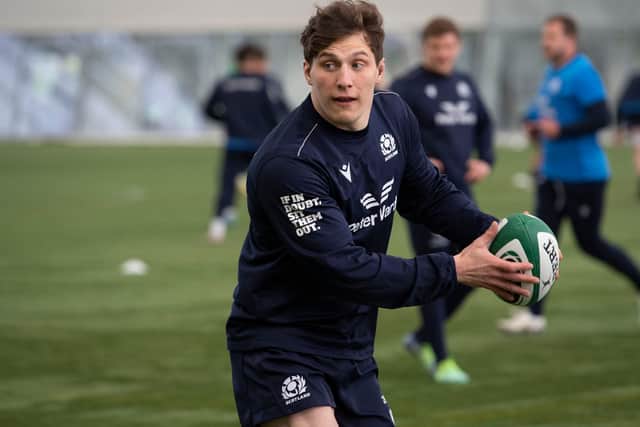 Rory Darge training with the Scottish squad this week in Edinburgh (Photo by Paul Devlin/SNS Group/SRU)