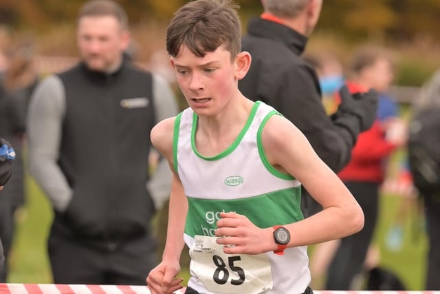 Archie Dalgliesh was Gala Harriers' fastest under-15 boy at Saturday's Scottish short-course cross-country championships at Lanark, getting home 25th out of a field of 78 in 6:22