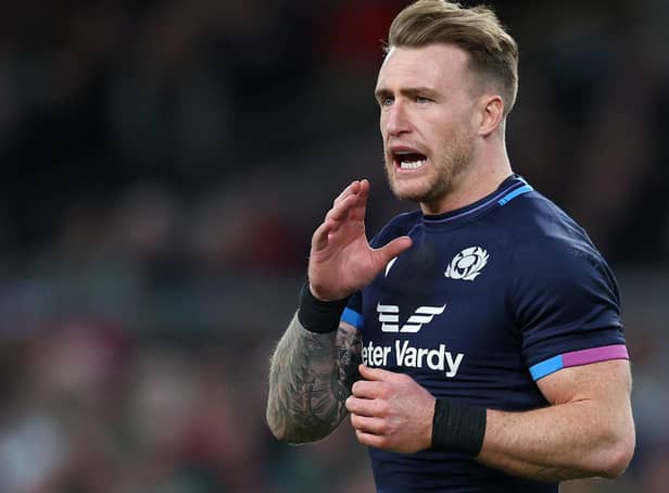 Hawick's Stuart Hogg during Scotland's Six Nations match against Ireland on Saturday, March 19, in Dublin (Photo by Richard Heathcote/Getty Images)