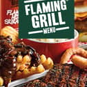 Flaming Grill burger