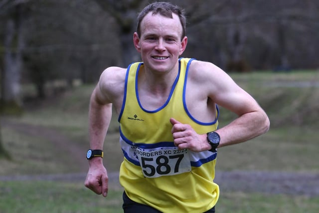 Lauderdale Limper Marc Wilkinson en route for victory at Peebles on Sunday in 24:28