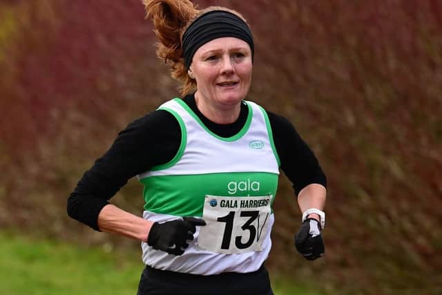 Pamela Baillie, pictured in prior action, was top of her class in Sunday’s Edinburgh half-marathon (Photo: Neil Renton)