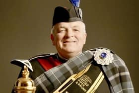 George Blair, Chieftain of the 2026 Peebles Highland Games.