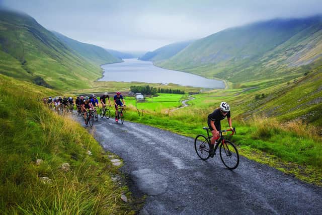 The cycling event is held on closed roads in the Borders region. Photo: Ian Linton.