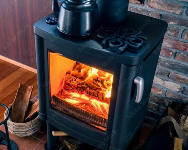 Wood burners and open fires are the second biggest source of small particle air pollution in the UK. Photo: Adobe