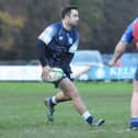 Aaron McColm on the ball during Selkirk's 33-12 victory away to Jed-Forest on Saturday (Photo: Grant Kinghorn)