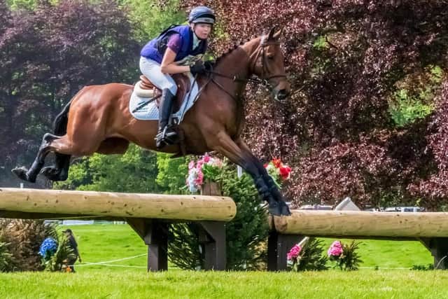 Another rider competing at the international horse trials held at Kelso's Floors Castle at the weekend (Photo: Curtis Welsh)