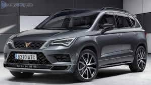 A grey Cupra Ateca similar to the motor detectives the crooks are using.