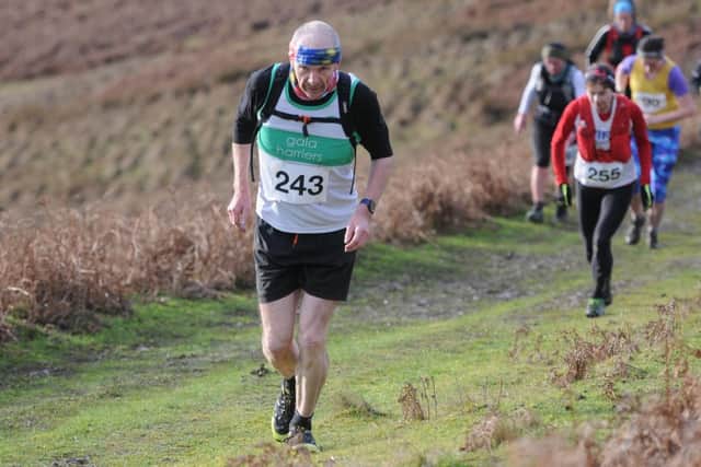 James Purves taking part in Selkirk's Feel the Burns hill race on Sunday (Pic: Grant Kinghorn)