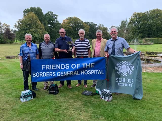 James Marjoribanks, chair of Friends of the BGH; Stephen Amos; Fraser McLung; Keith Hare; Martin Baird and Nigel Brown, event organiser.