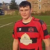 Teenager Nathan Burns was named as man of the match for Duns versus Lismore on Saturday (Photo: Duns RFC)