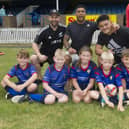 All Black players take the time for some photos with Jed Jaguars at Riverside (Pics by Bill McBurnie)