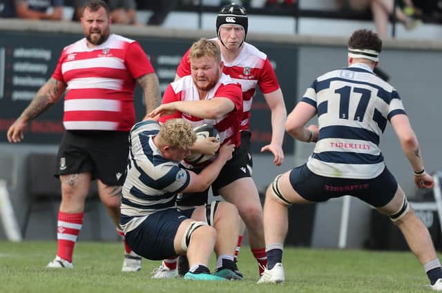 Kelso drawing 24-24 with Heriot's Blues at home at Poynder Park on Saturday (Photo: Brian Sutherland)