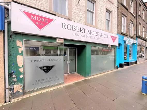 A bid to turn these Hawick premises into a cafe has been withdrawn.