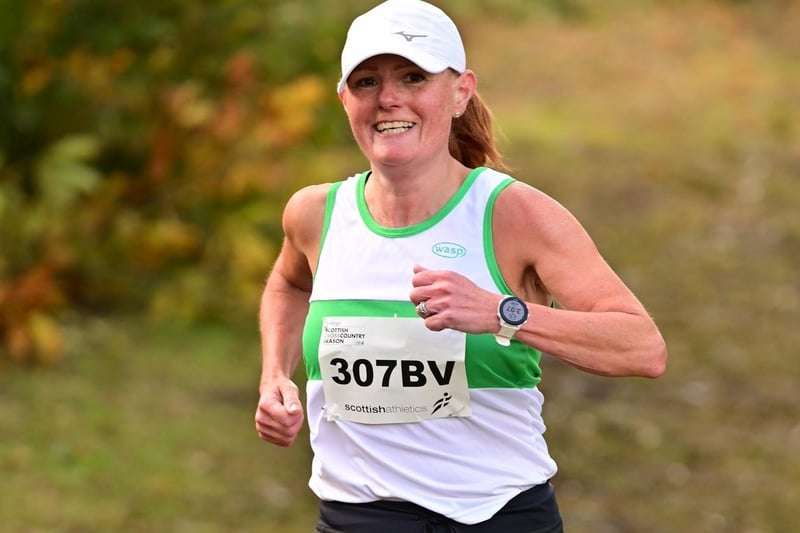 Pamela Baillie clocked 18:00.3 for Gala Harriers' female masters team at Saturday's national cross-country relays at Cumbernauld