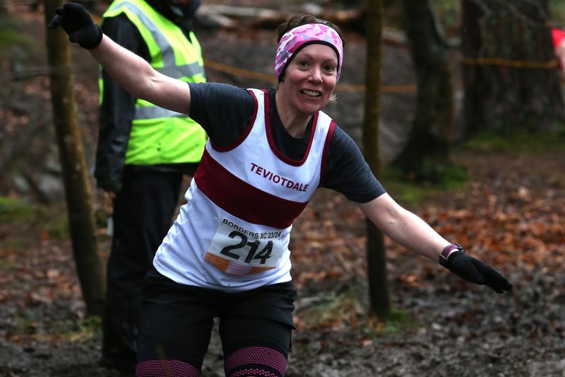 Teviotdale Harrier Morag Michie was 122nd in 38:28 at Sunday's Borders Cross-Country Series senior race at Galashiels