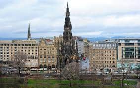 The turbines will be twice the height of the Scott Monument.