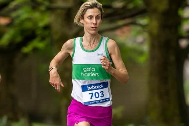 Gala Harrier Sara Green taking part in Scottish Athletics' 10km road championship for 2023 in Glasgow at the weekend (Pic: Bobby Gavin/Scottish Athletics)