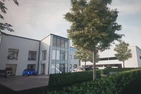 Artist's impression of the proposed business hub.