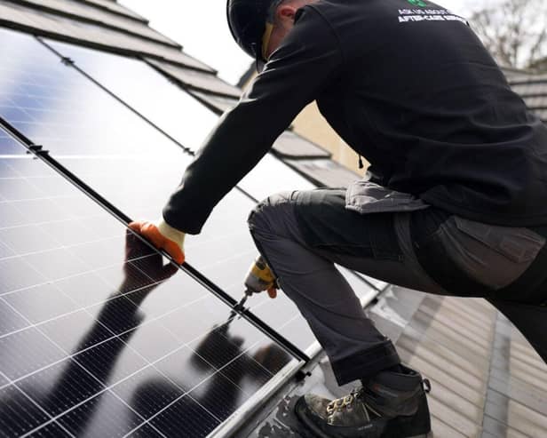 Solar panels offer big savings on bills.