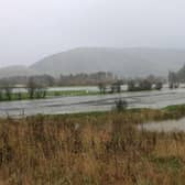 Flooding in Innerleithen back in 2009.