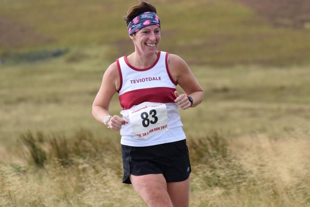 Kirsty Hughes finished 20th in a time of 53:28 in Sunday's Penchrise Pen hill race near Hawick