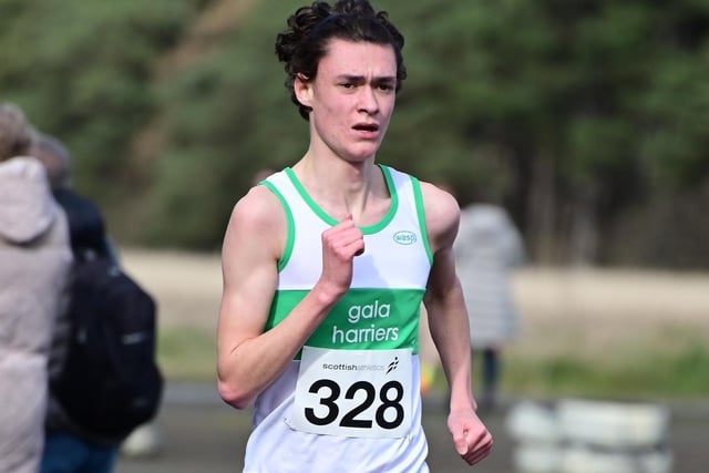 Under-17 boys' 5km race competitor Cameron Rankine, representing Gala Harriers, finished 22nd in 16:55