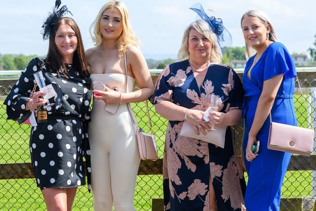 Race-goers at Kelso's ladies' day season finale on Sunday