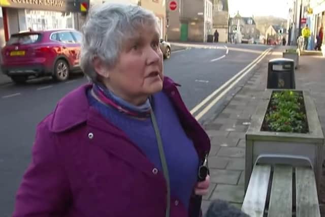 The Selkirk woman who said she believes Boris Johnson  "needs a kick up the a**e" on Channel 4 News.
