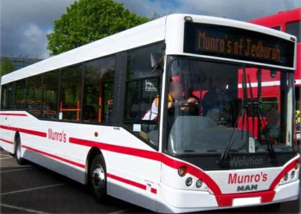 Munro's are no longer able to deliver the bus contracts for the council